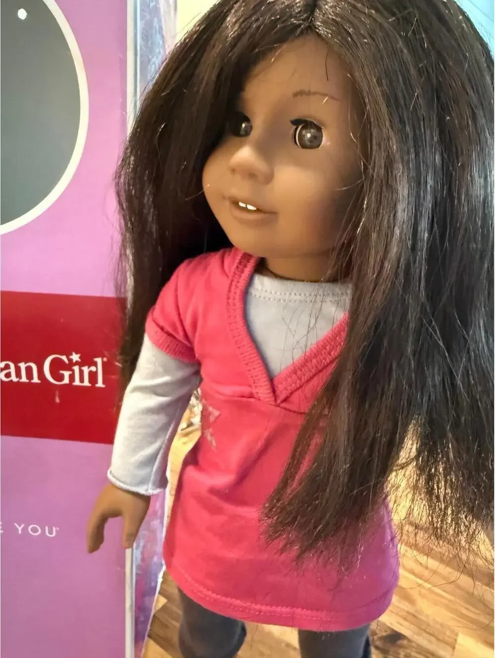 American Girl Truly Me 18-inch Doll #31 with Brown Eyes Brown Hair Meet